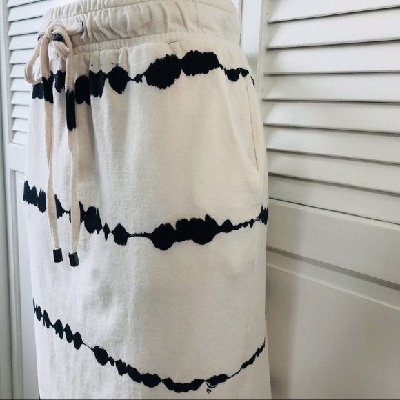 RACHEL ZOE White Black Tie Dye Skirt Size Extra Small - Picture 4 of 10
